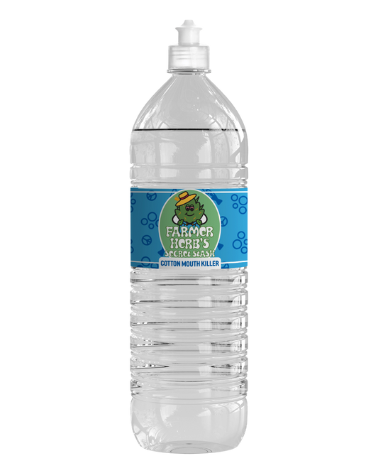 Farmer Herb's Cotton Mouth Killer Bottled Water