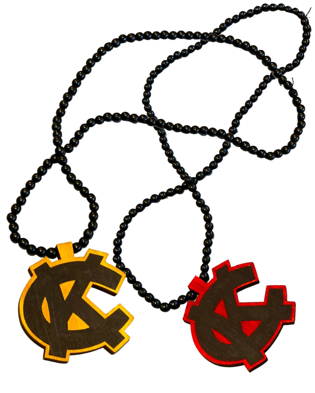 Kroniic Clothing "KC" Wood Necklace (Assorted Colors)