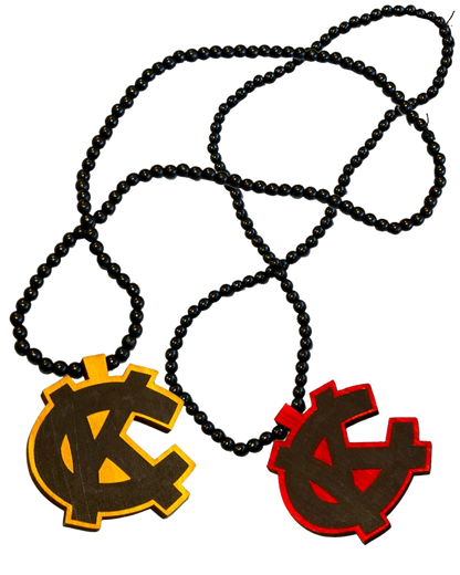 Kroniic Clothing "KC" Wood Necklace (Assorted Colors)