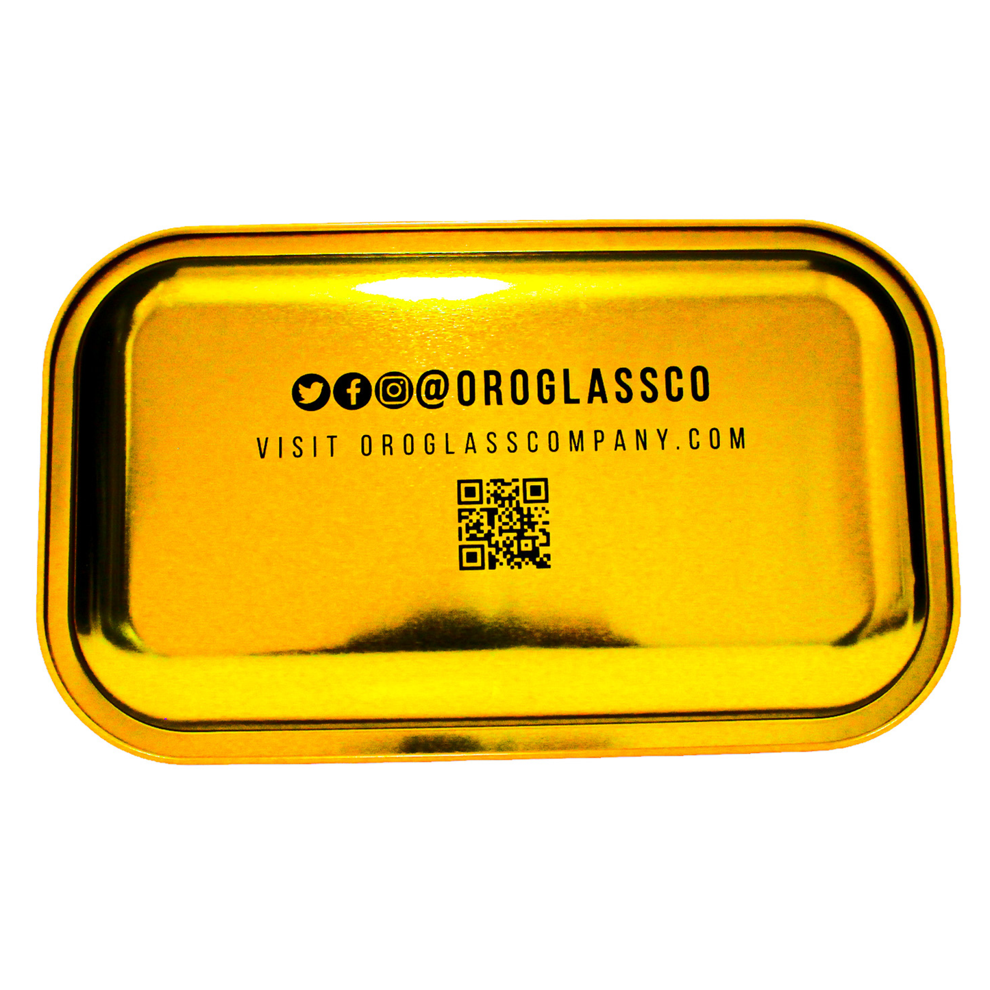 Oro Yellow Gold Rolling Tray